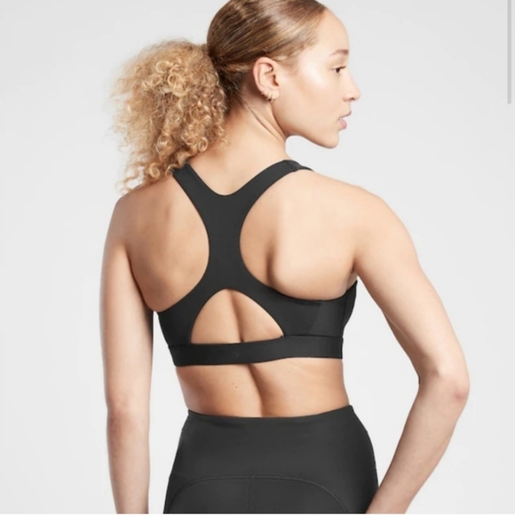 Athleta Ultimate Bra Black Medium A-C MSRP $49 FPS032 - Picture 2 of 10